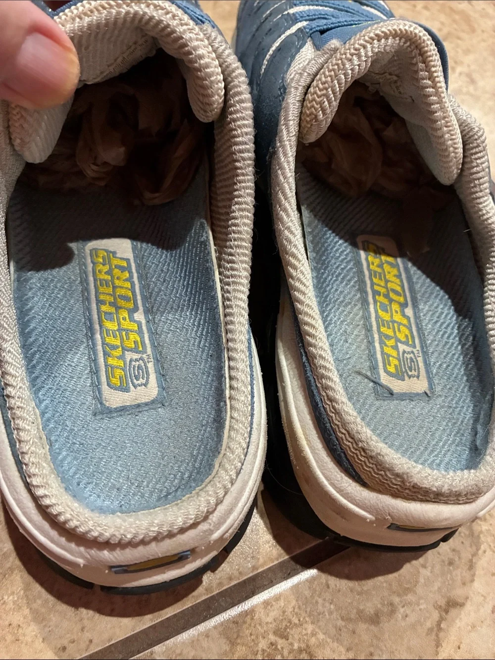 Skechers Women’s Blue and Gray Performance Sneakers